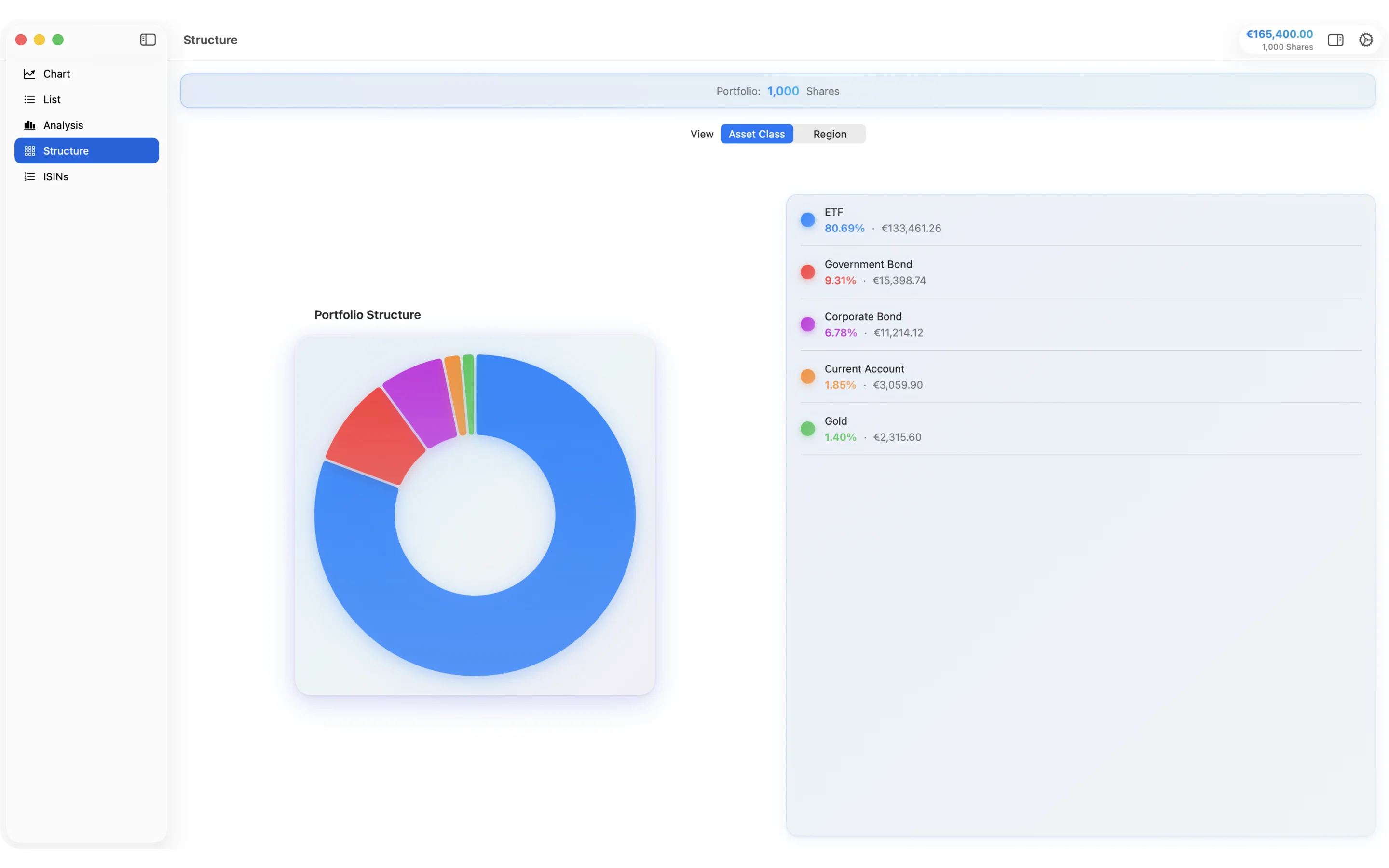 macOS App - Statistics