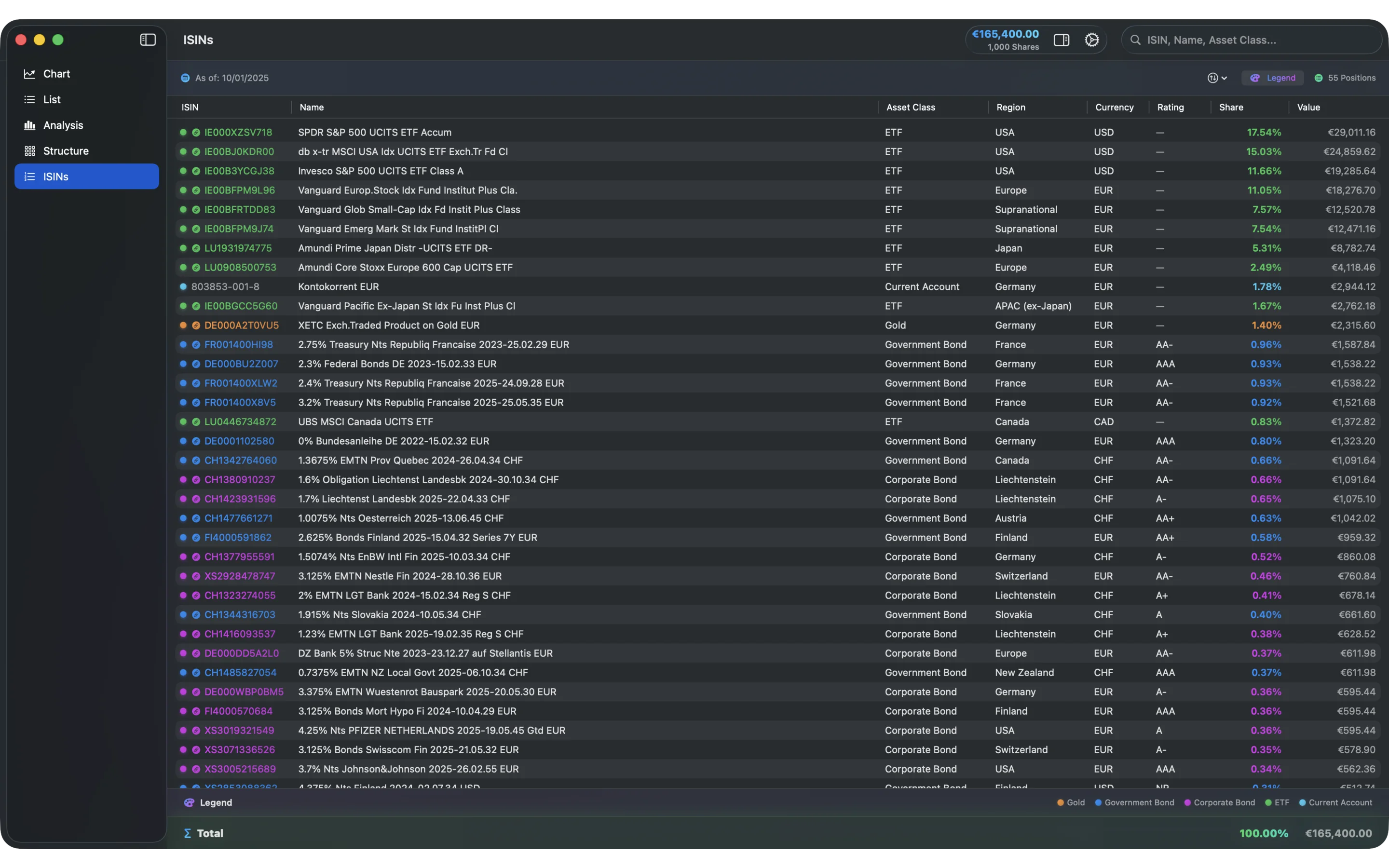 macOS App - Settings